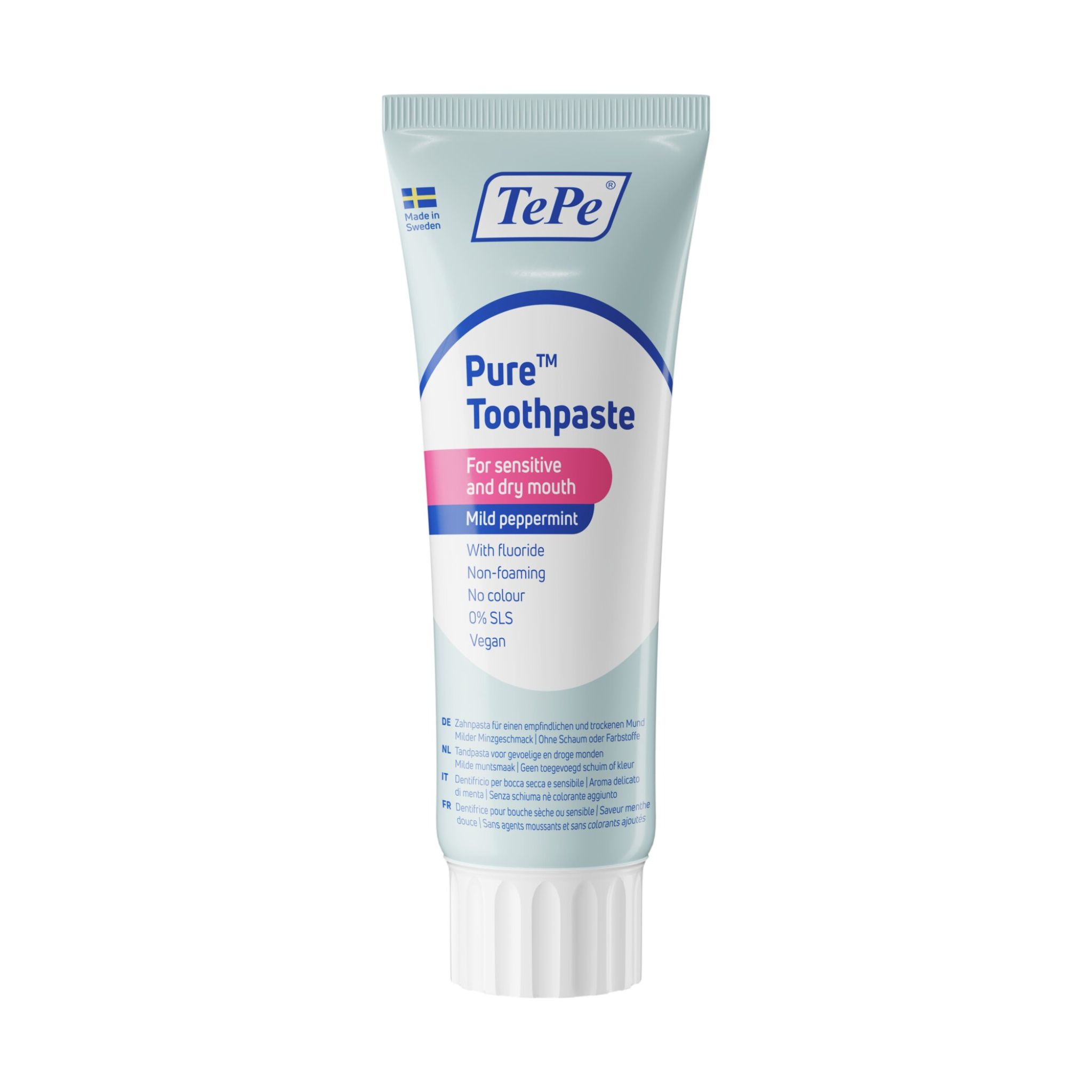 TePe Daily Kids Toothpaste, Mild Peppermint, 0-6 Years, Everyday